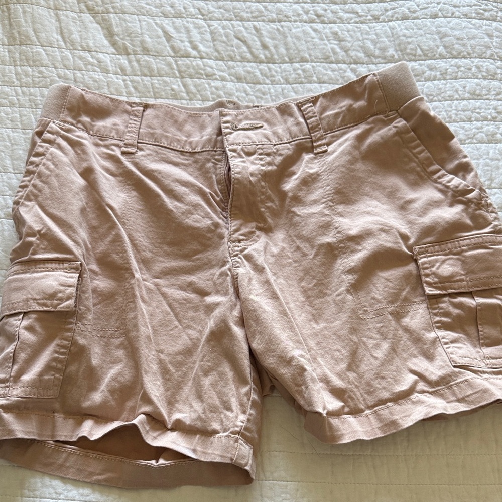 Lee Women's Light Brown Cargo Shorts